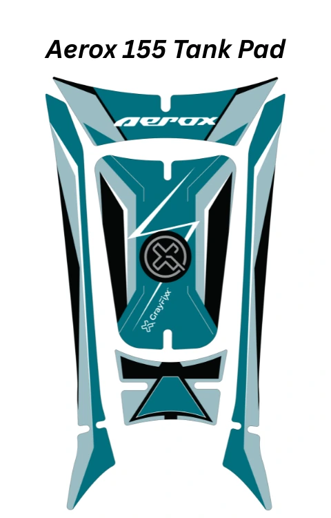 Aerox 155 Tank Pad | Premium 3D Tank Pad, Pack of 1